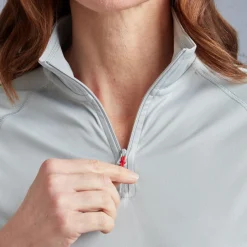 Women’s UV Tec Zip Tee – Long Sleeve|Gill Marine Cheap